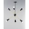 Maxim Lighting Lovell 6-Light Pendant 11266BKSBR - alternate 2